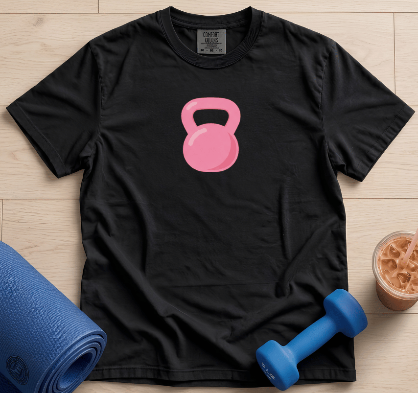 Pink Kettlebell - T-shirt