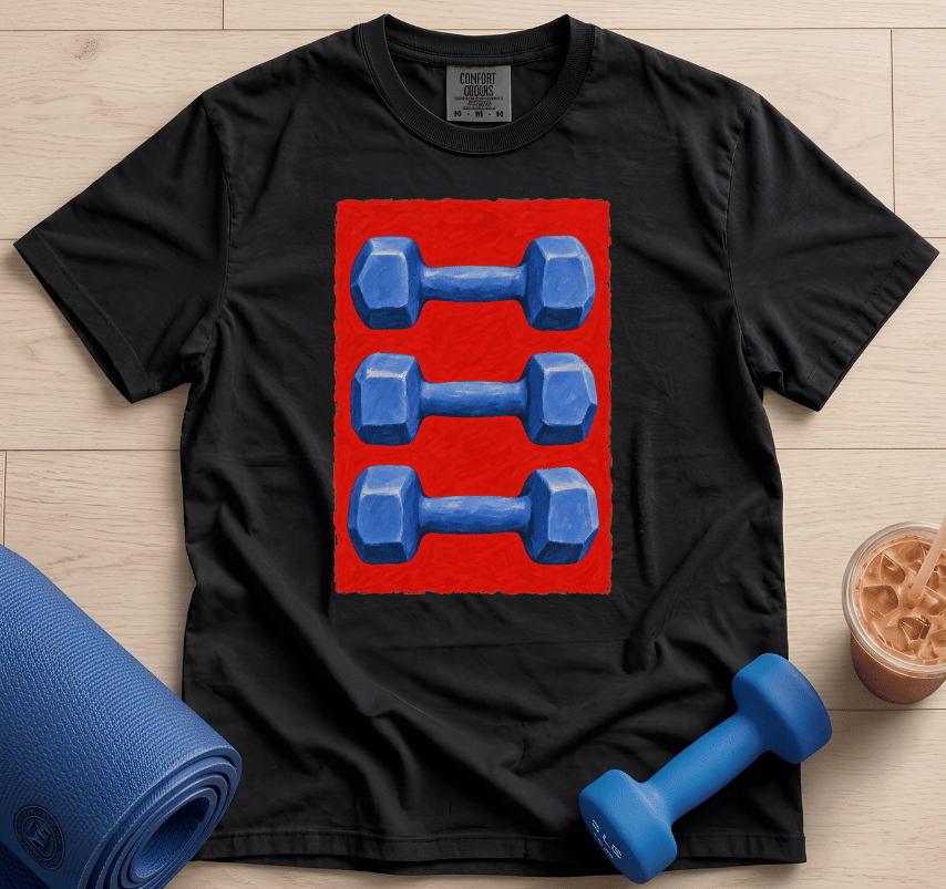 Stacked Dumbbells - T-Shirt