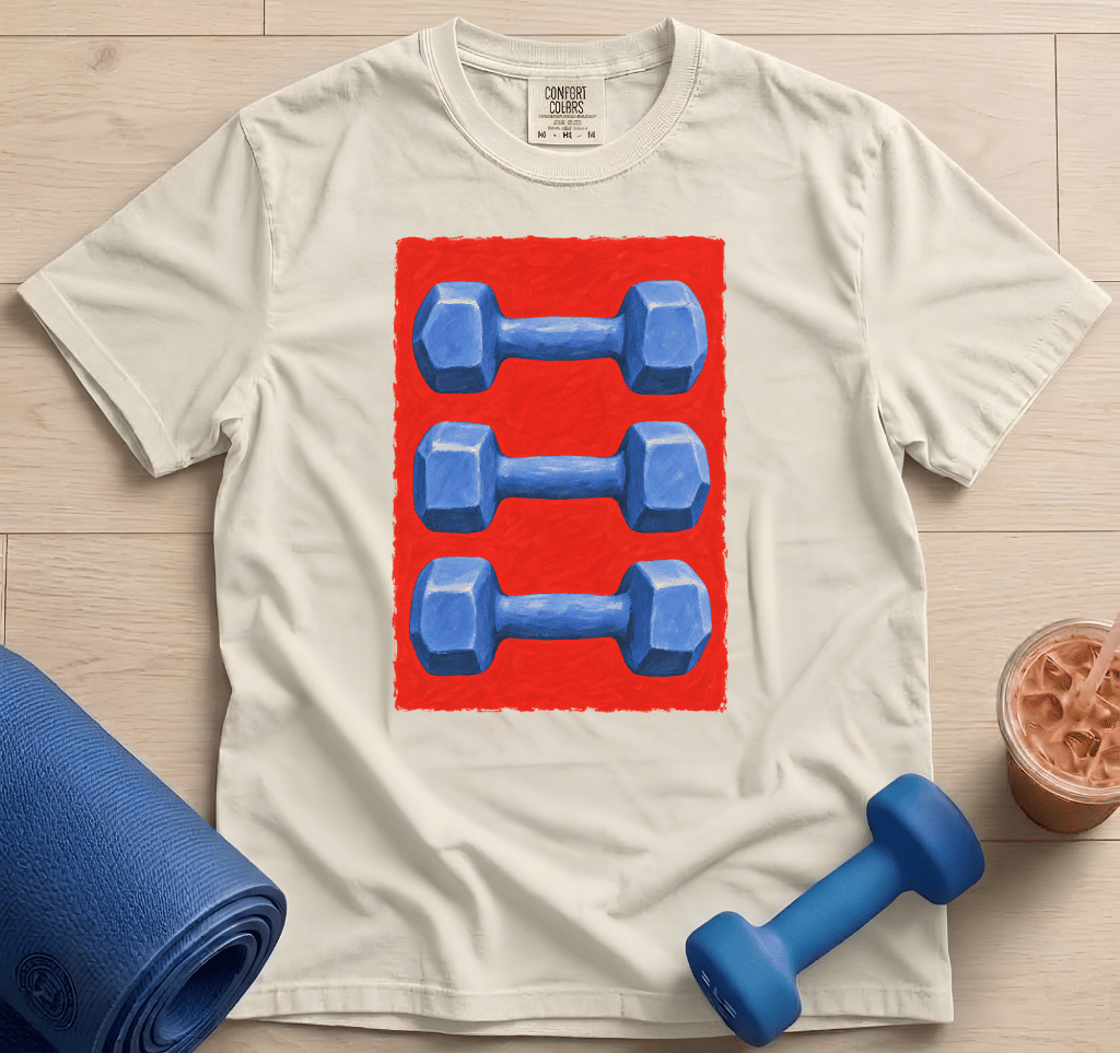 Stacked Dumbbells - T-Shirt