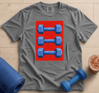 Stacked Dumbbells - T-Shirt
