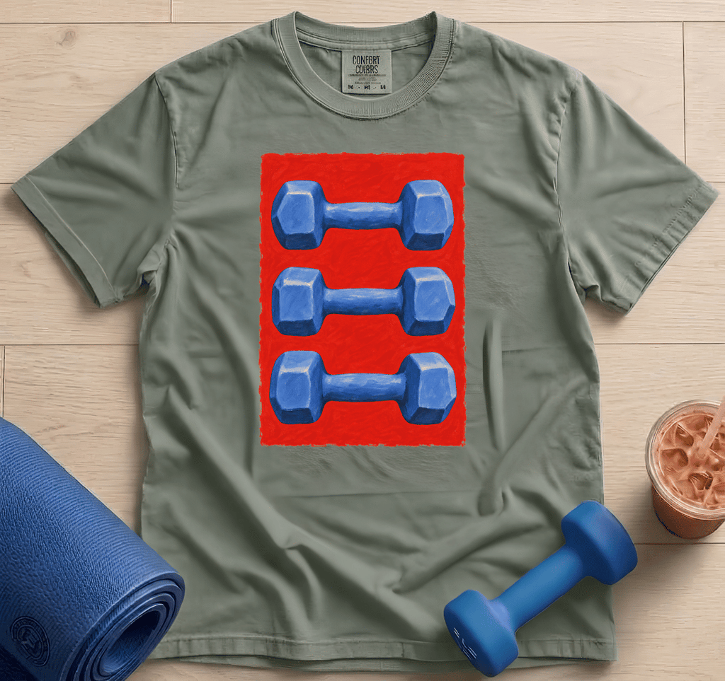 Stacked Dumbbells - T-Shirt