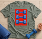 Stacked Dumbbells - T-Shirt