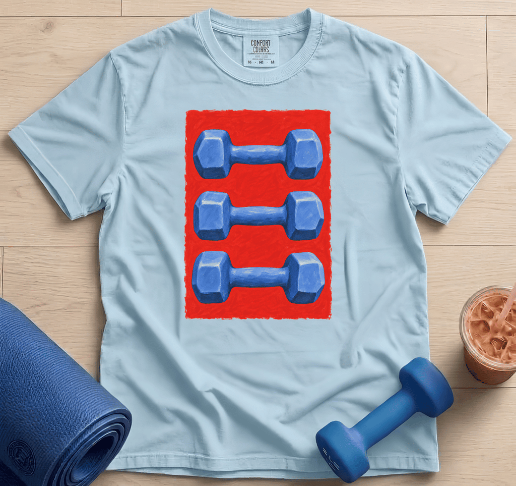 Stacked Dumbbells - T-Shirt