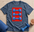Stacked Dumbbells - T-Shirt