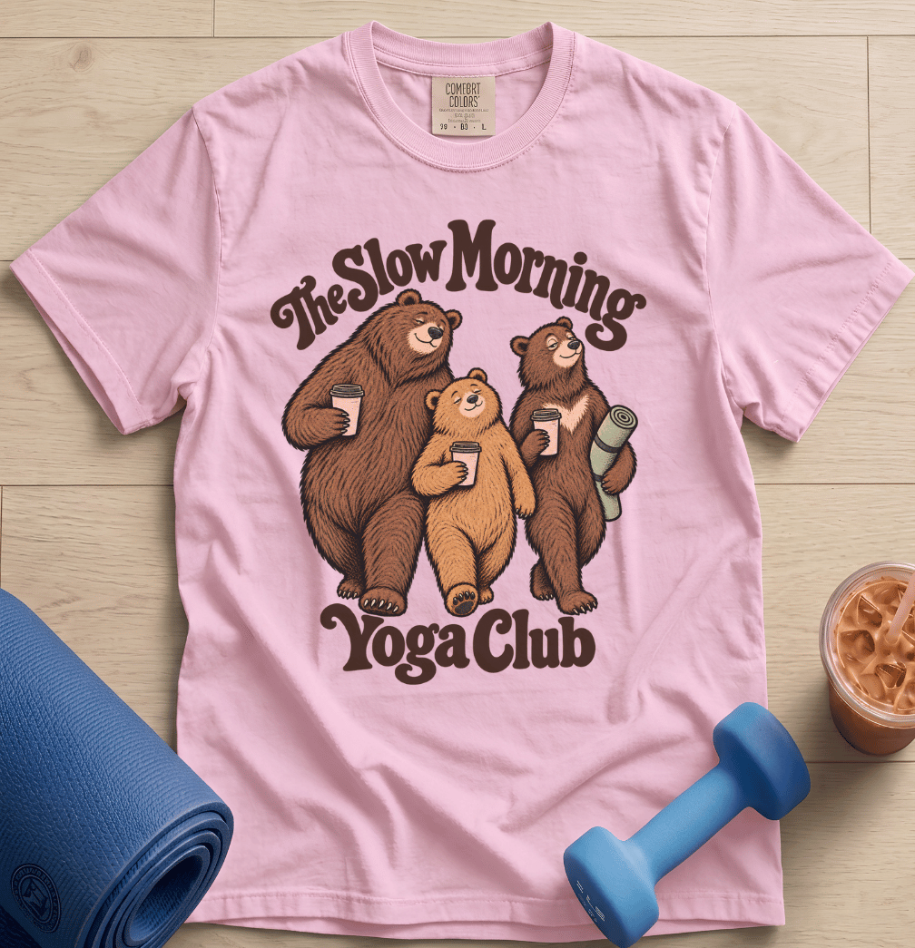 Slow Morning Yoga Club - T-Shirt