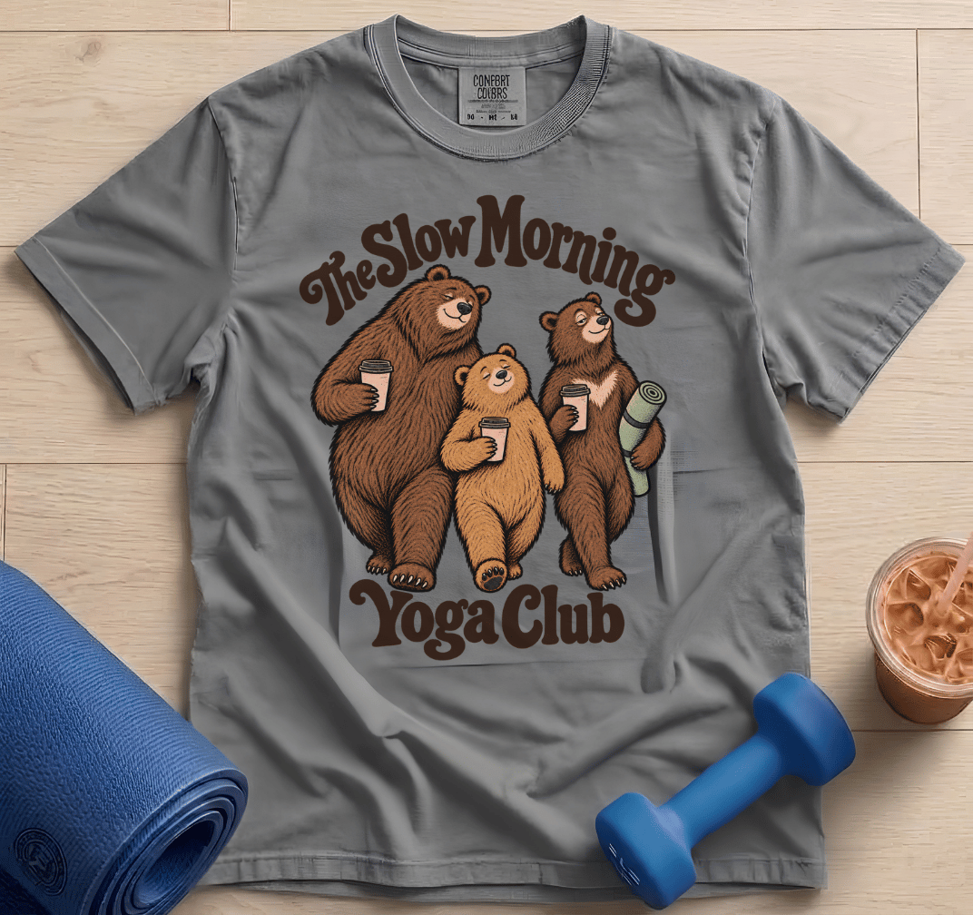 Slow Morning Yoga Club - T-Shirt