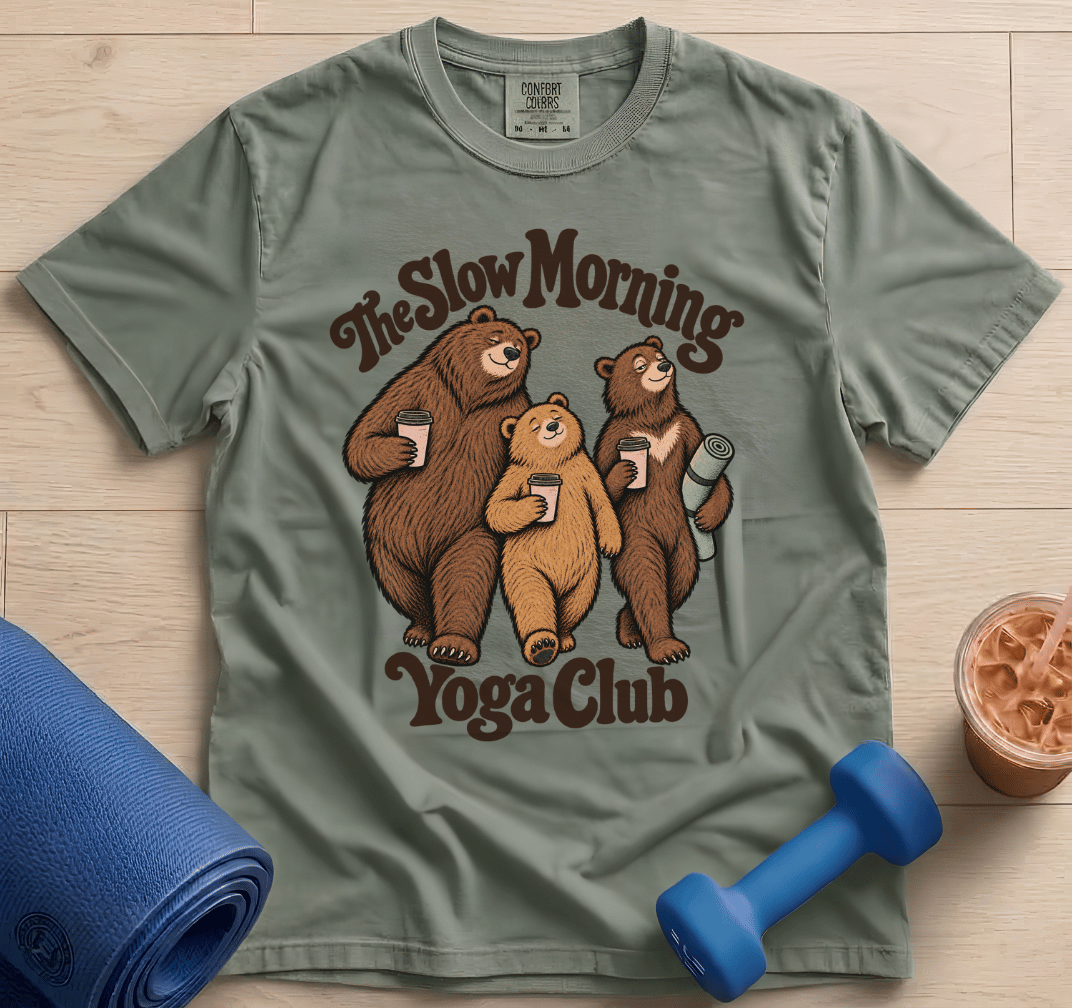 Slow Morning Yoga Club - T-Shirt