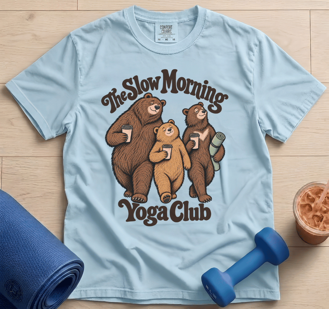 Slow Morning Yoga Club - T-Shirt