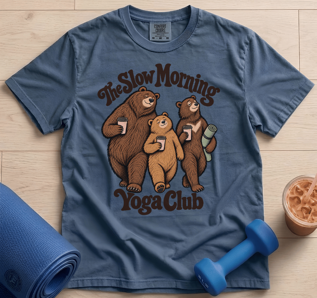 Slow Morning Yoga Club - T-Shirt