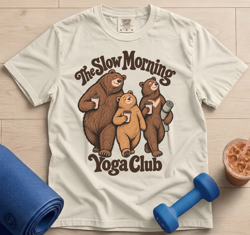 Slow Morning Yoga Club - T-Shirt