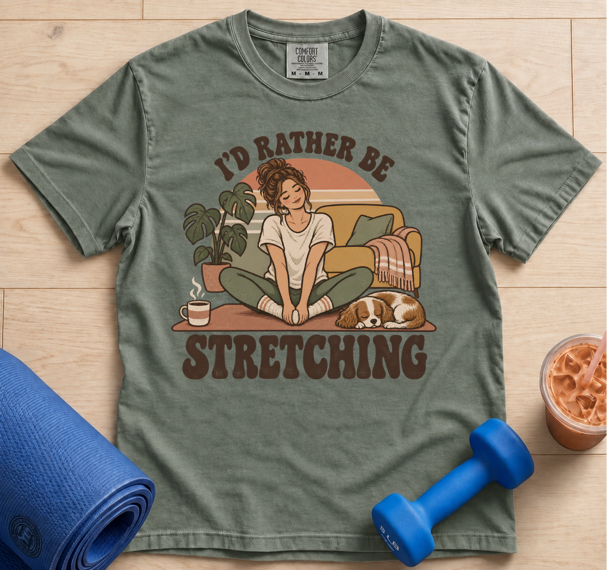 I'd Rather Be Stretching - T-shirt
