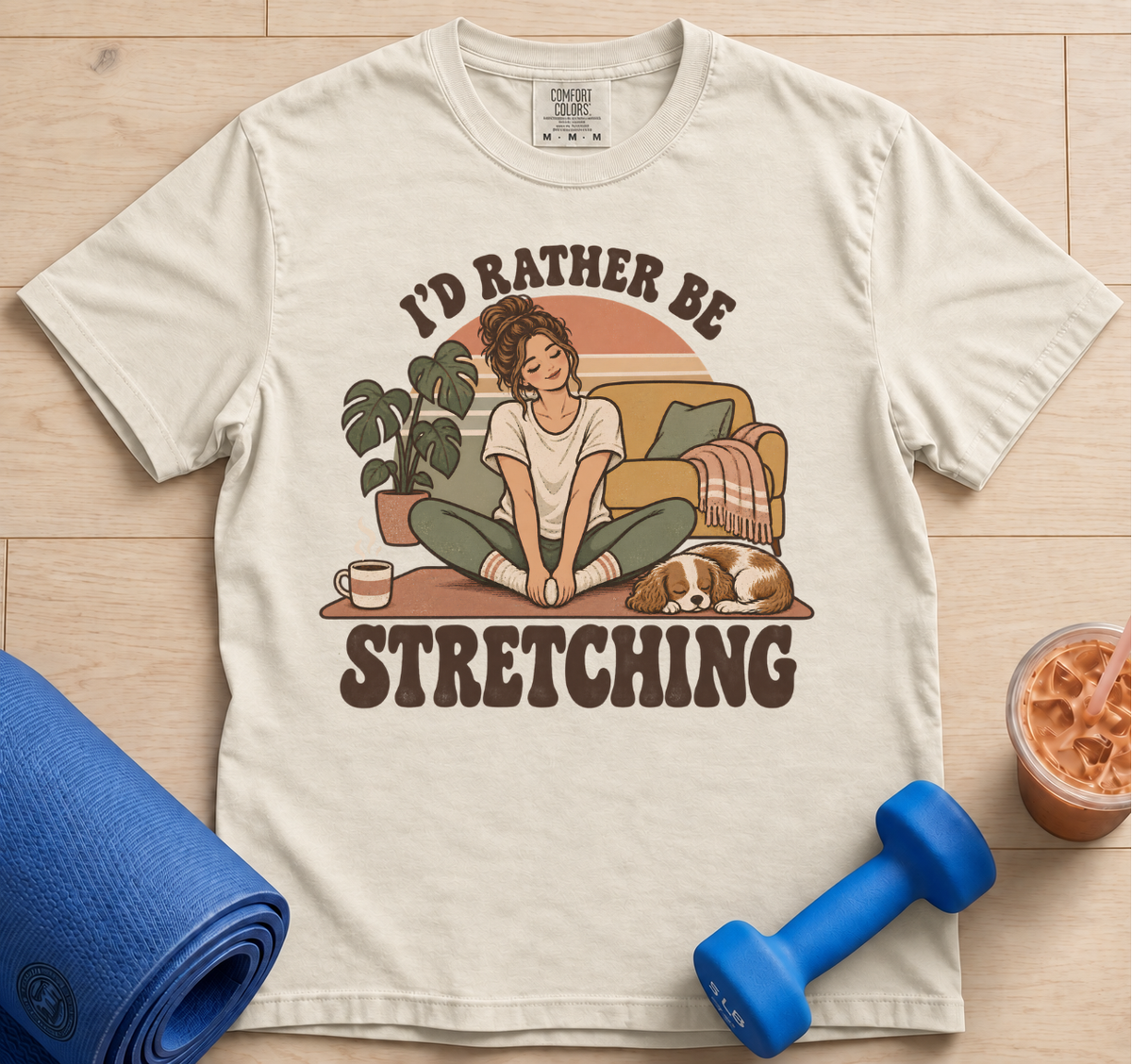 I'd Rather Be Stretching - T-shirt