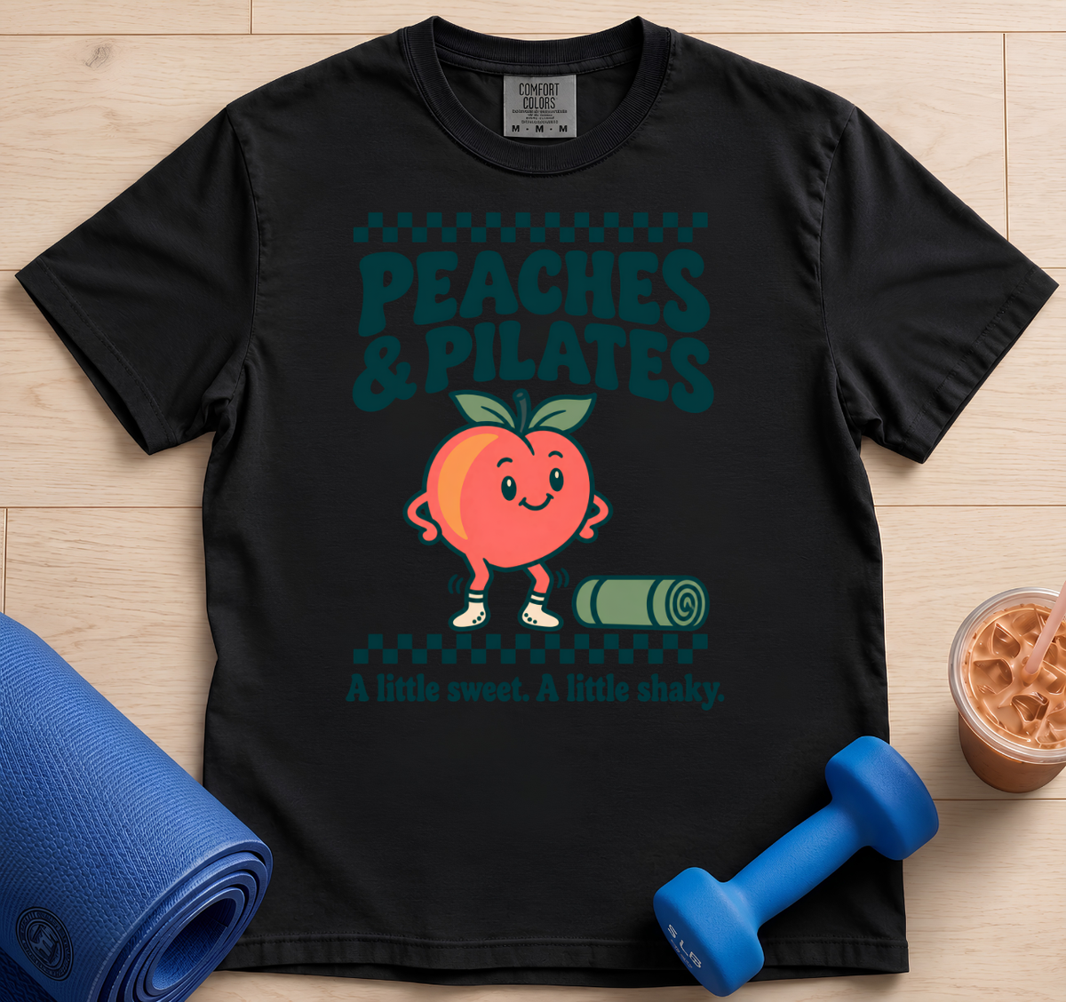 Peaches & Pilates - T-shirt