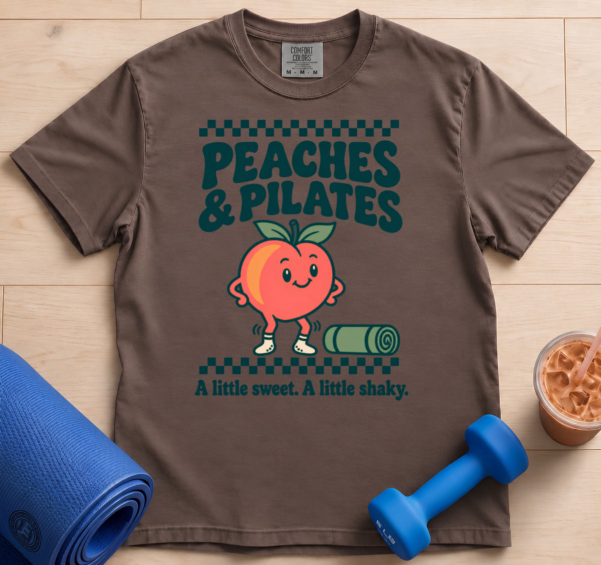 Peaches & Pilates - T-shirt
