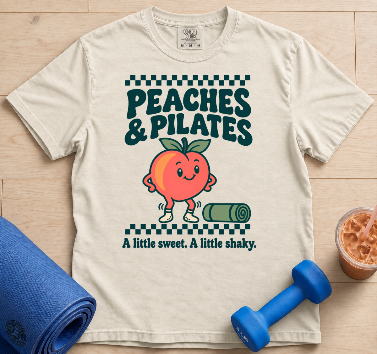 Peaches & Pilates - T-shirt