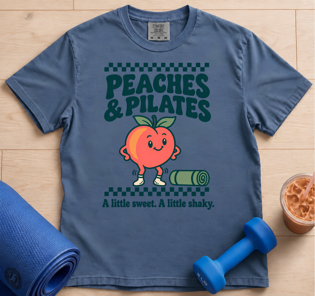 Peaches & Pilates - T-shirt