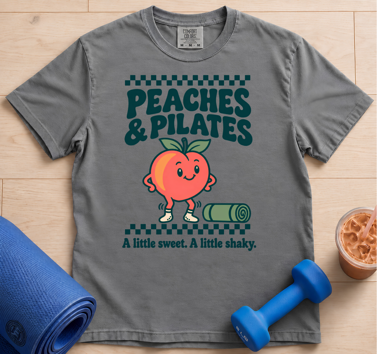 Peaches & Pilates - T-shirt