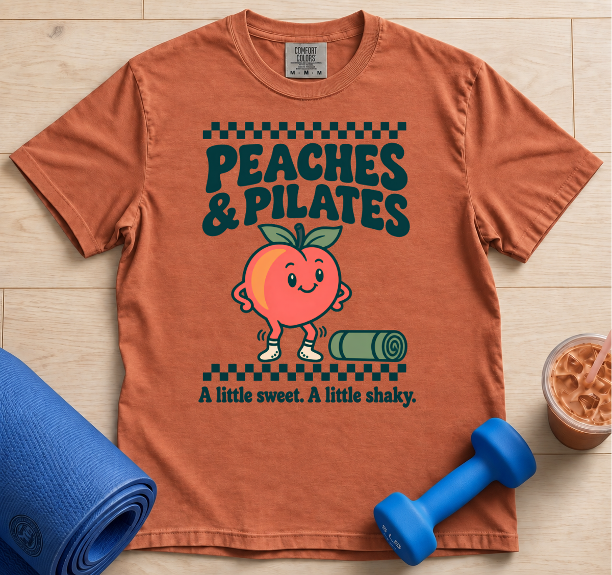 Peaches & Pilates - T-shirt