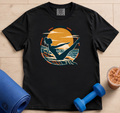 Pilates Pose - Teaser Beach - T-Shirt
