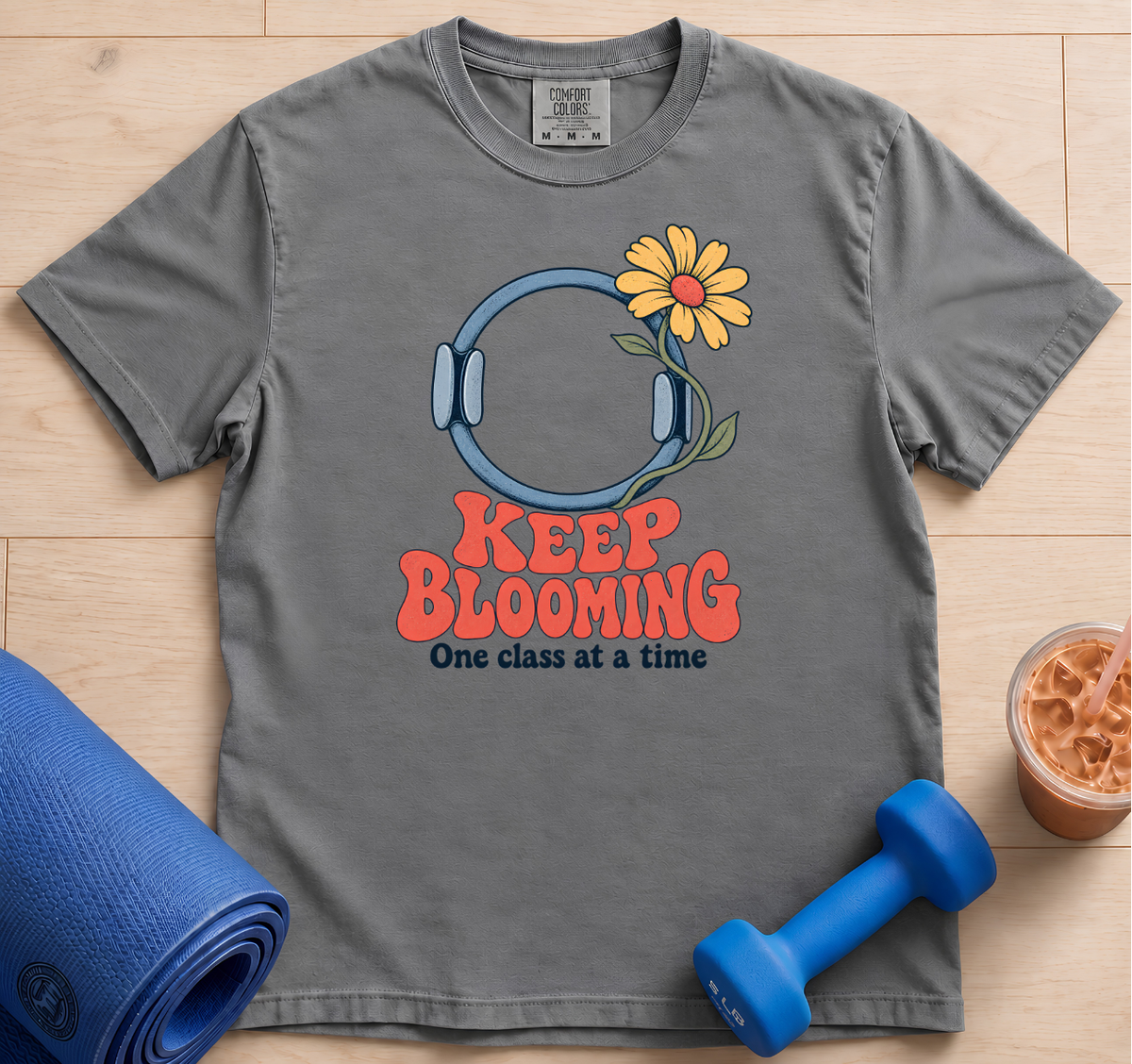 Keep Blooming Pilates - T Shirt