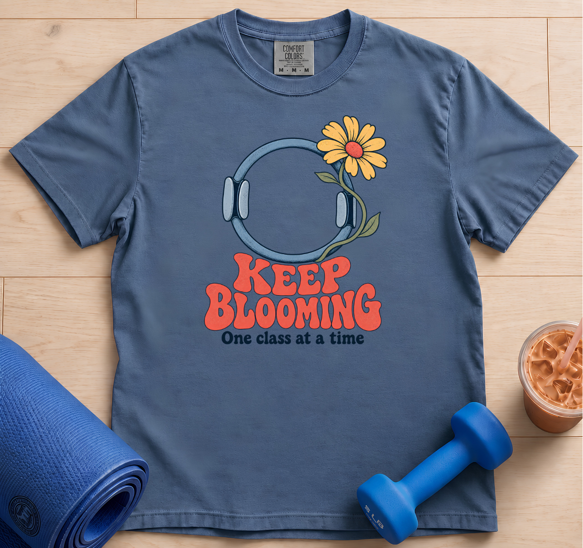Keep Blooming Pilates - T Shirt
