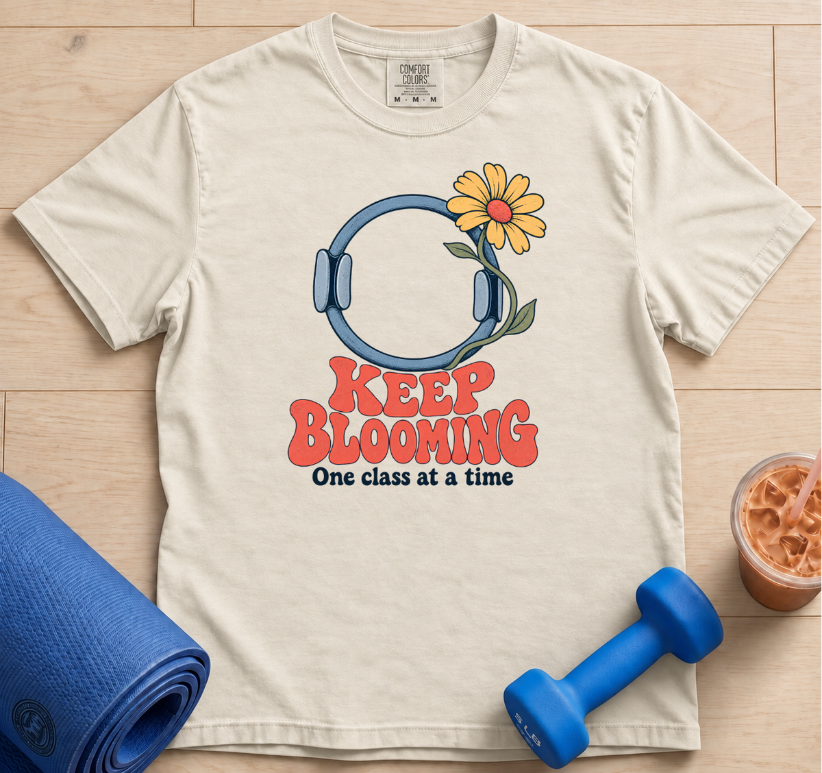 Keep Blooming Pilates - T Shirt