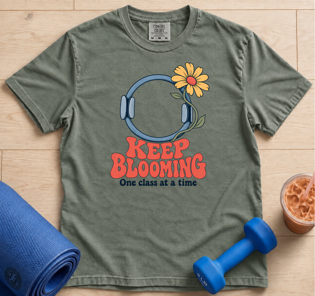 Keep Blooming Pilates - T Shirt